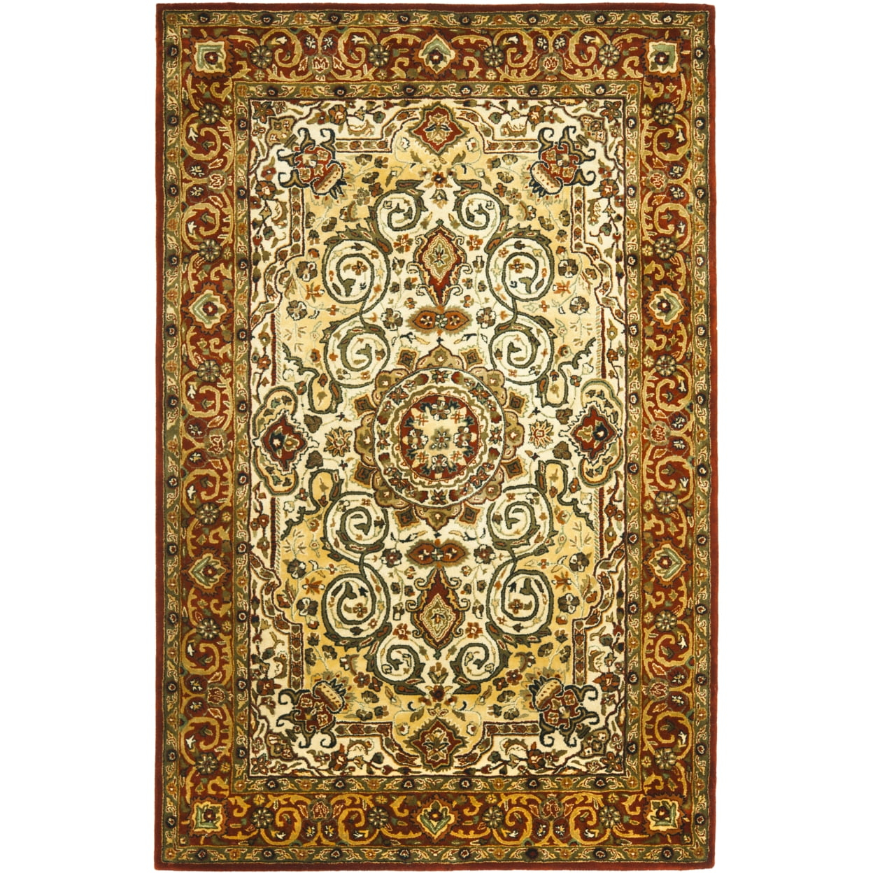 Safavieh PL531A Persian Legend Ivory / Rust