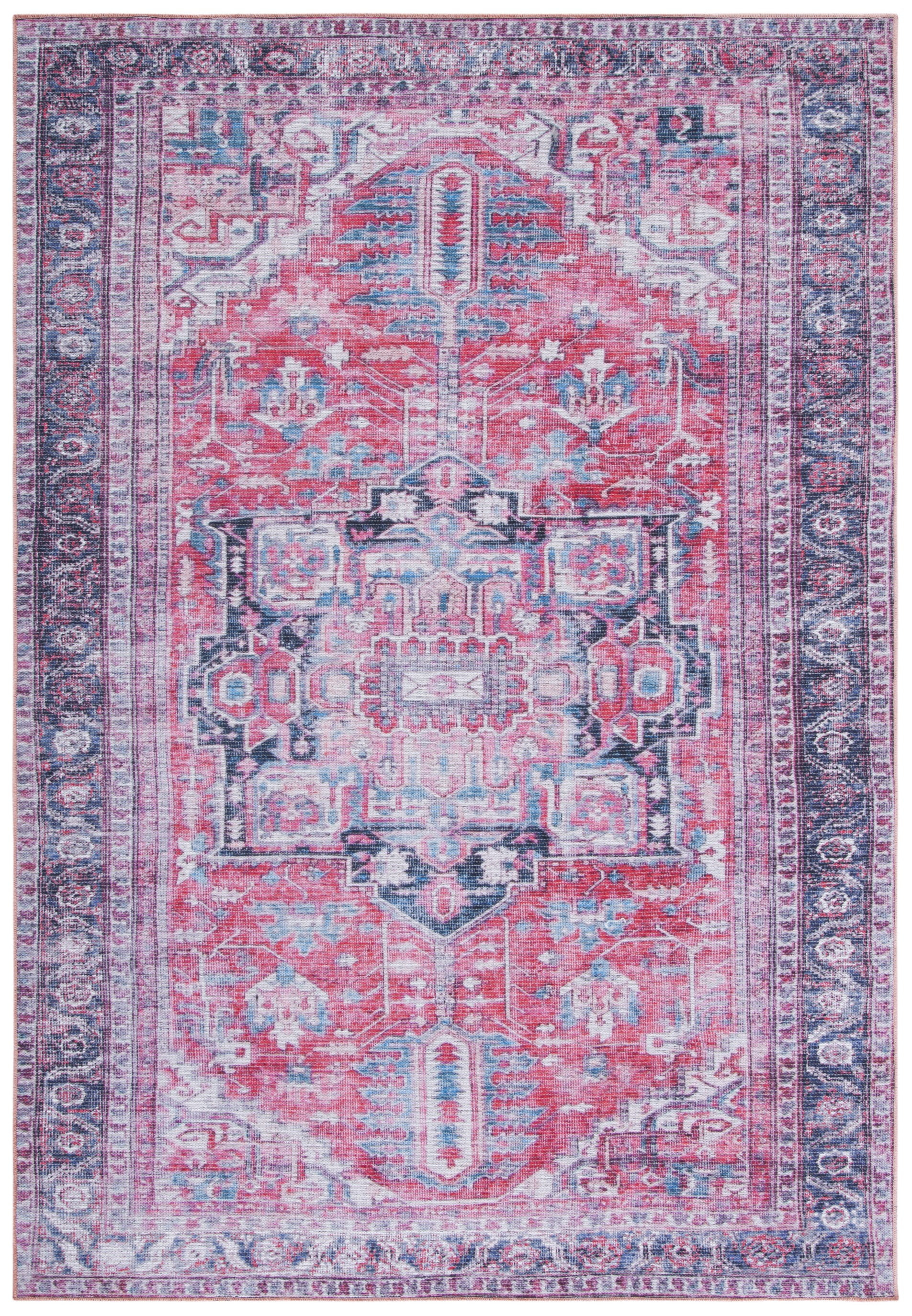 Safavieh SEP389N Serapi Navy / Red