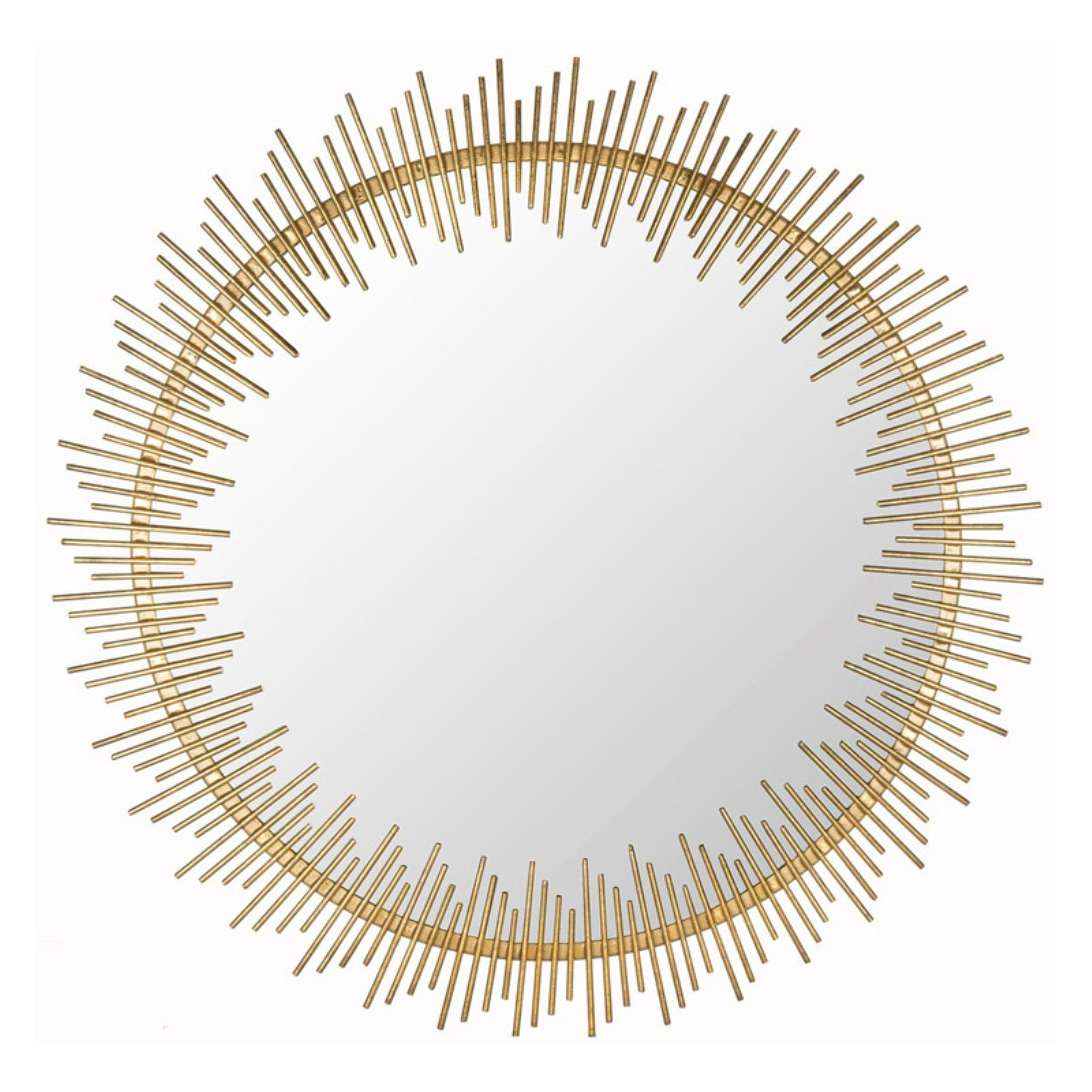 Sunray Circle Mirror - Antique Gold - Safavieh