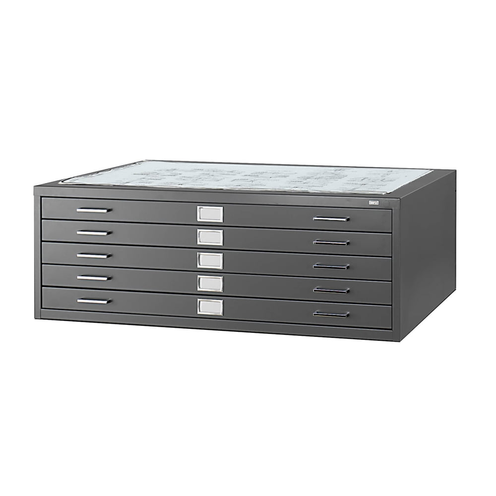 Five-Drawer Flat File Filing Cabinet