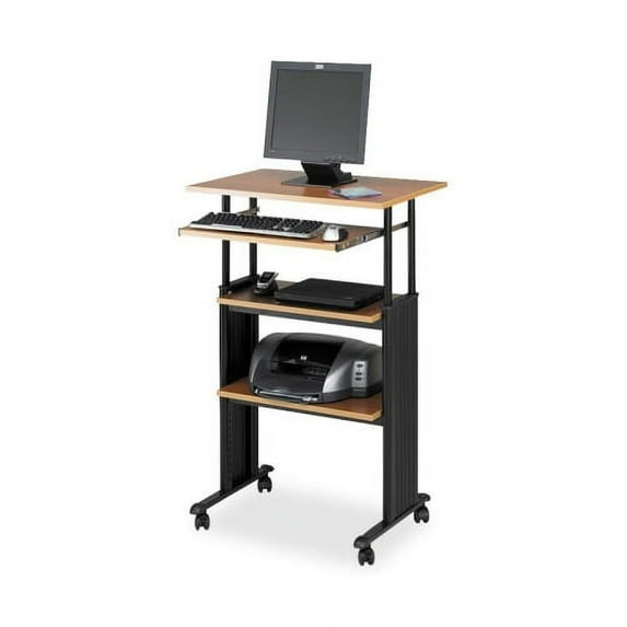 Safco Products Company MUV Adjustable Stand-Up Workstation AV Cart
