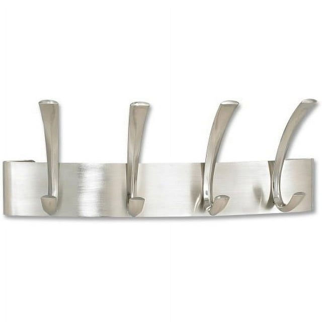 Safco, Saf4205Sl, Wall Mounted Metal Coat Racks, 1 / Each, Silver