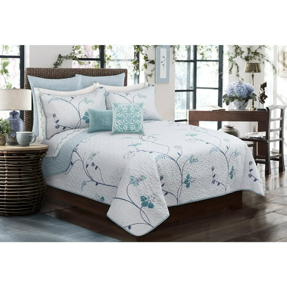Safdie & Co. Inc. Floral Quilt Set