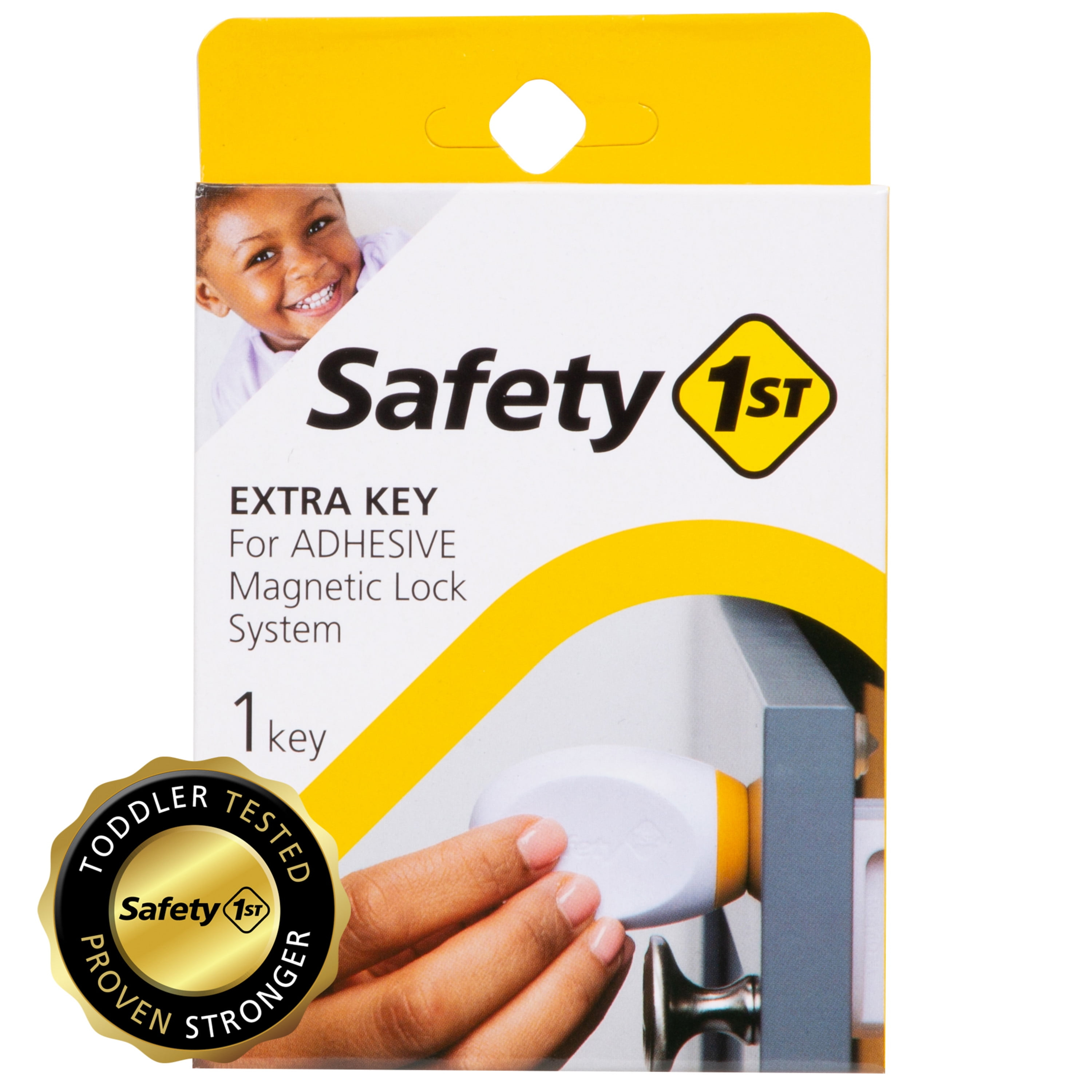 Safety 1st White Metal Magnetic Cabinet Locks 1 pk