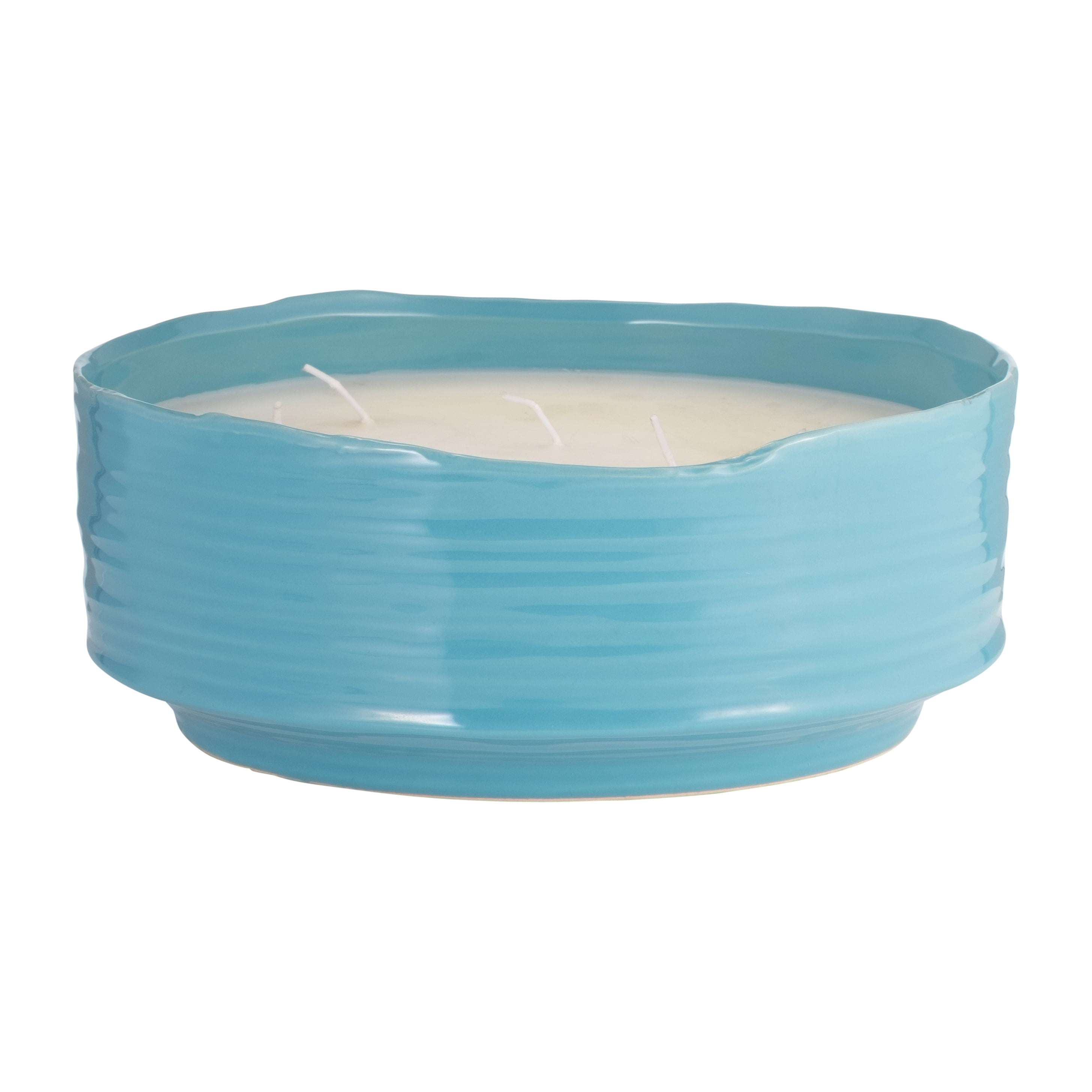 Sagebrook Home Citronella Candle / Planter 10" Sky 67oz