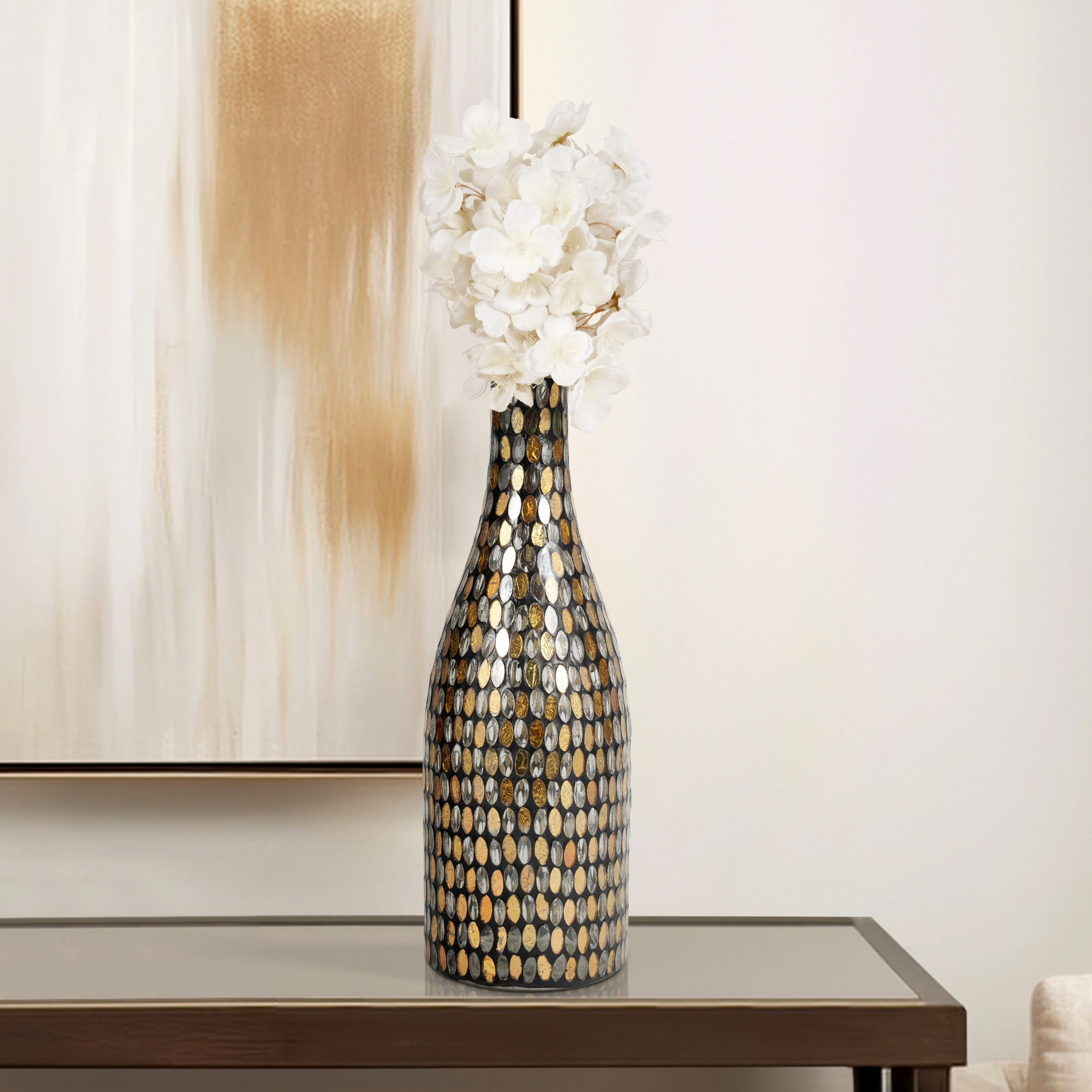 Sagebrook Home Elegant Textured Vase