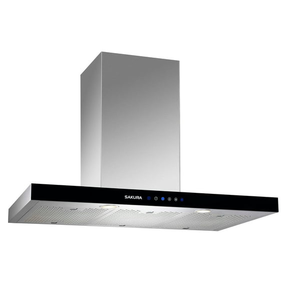 Sakura M3000 30" Stainless Steel Black Range Hood - Made in Taiwan