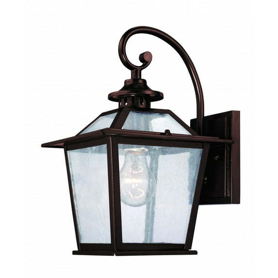 Salem 1-Light Architectural Bronze Wall Light