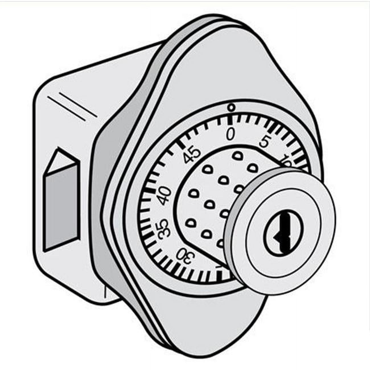 Salsbury Industries 30010 Combination Lock Built-in for Open Access Designer Wood Locker Door