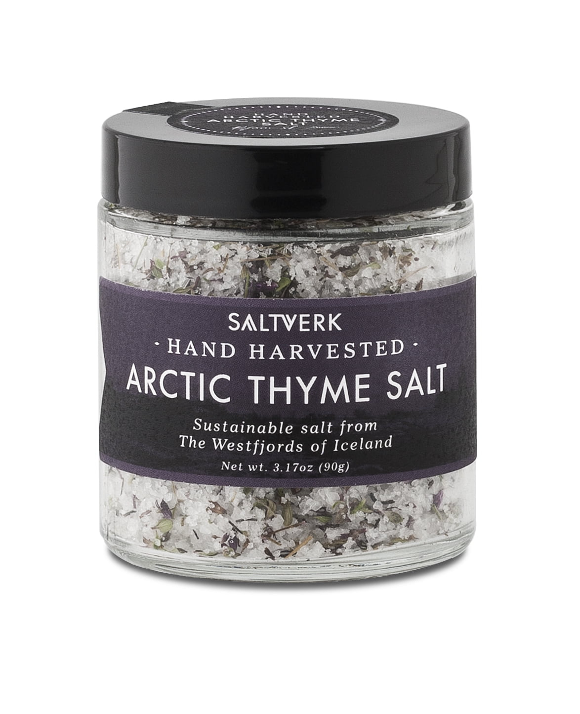 Saltverk Arctic Thyme Salt, 3.17oz of Handcrafted Icelandic Sea Salt