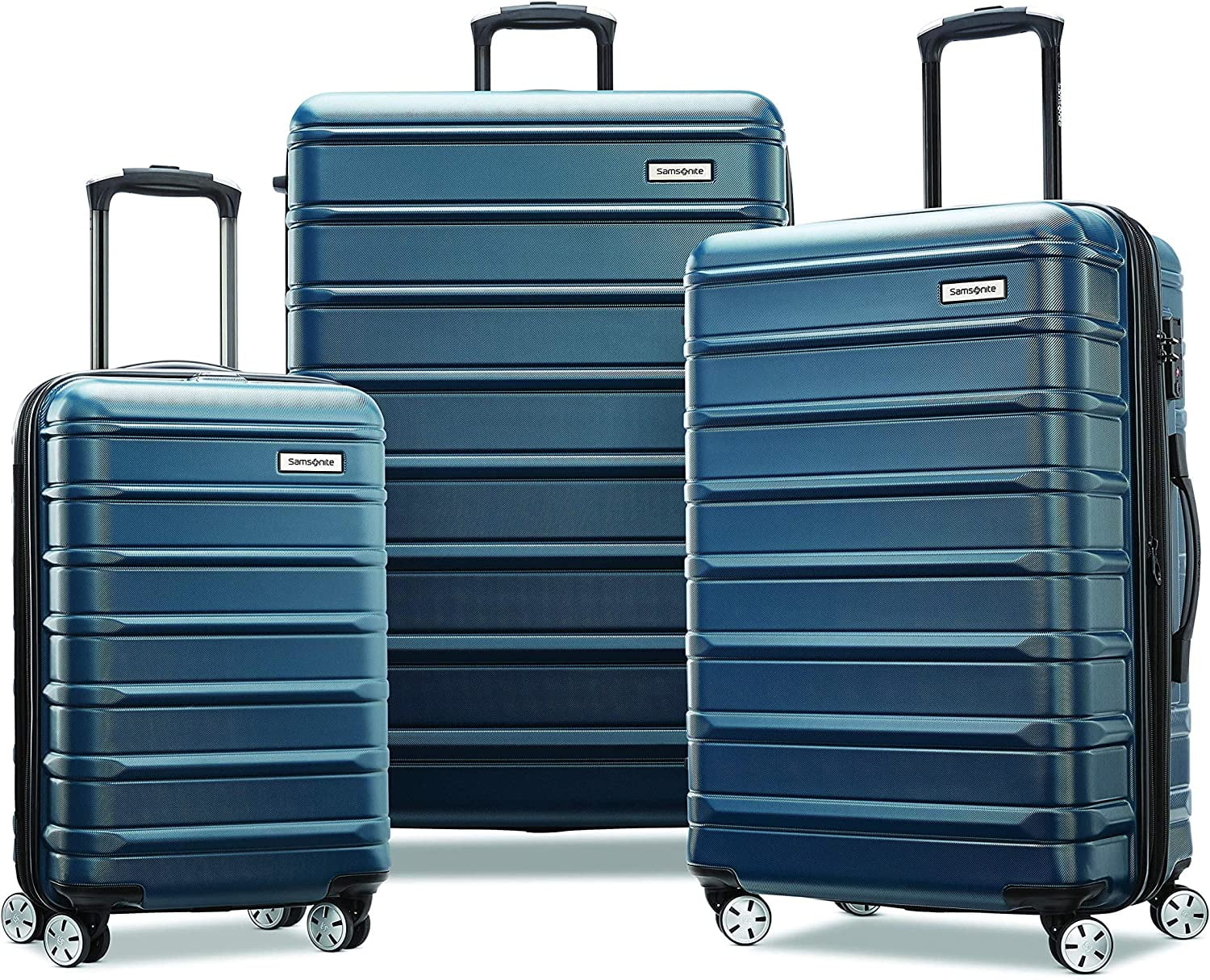 Samsonite 20" 3 Piece Hardside Spinner Carry On Luggage Set, Nova Teal