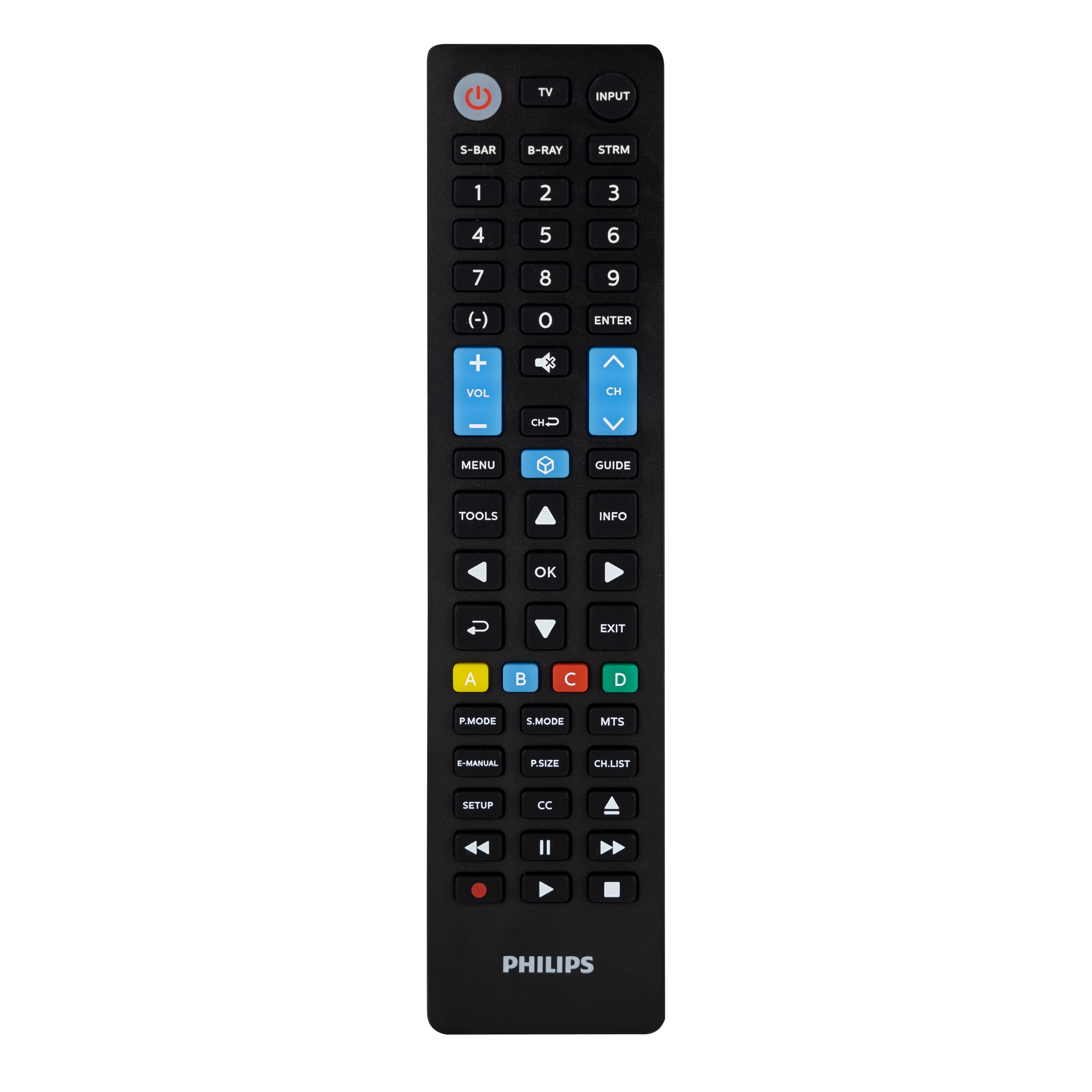 Samsung 4-Device Samsung Replacement Universal TV  Remote Control in Black, SRP4319S/27