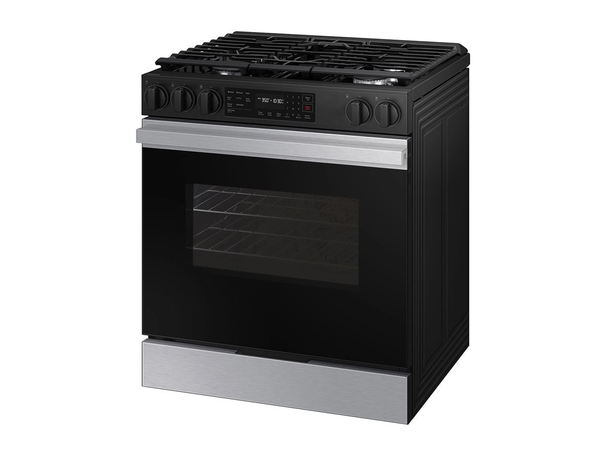 Samsung 6.0 Cubic Foot Gas Slide In Range Self Clean NSG6DG8100SR