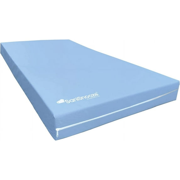 Twin Size Blue Waterproof Mattress Cover with Zipper