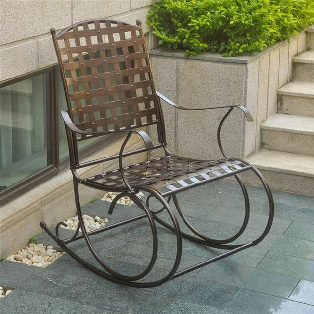 Santa Fe Iron Nailhead Rocker, Bronze