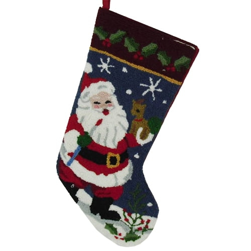 Santa Hooked Stocking