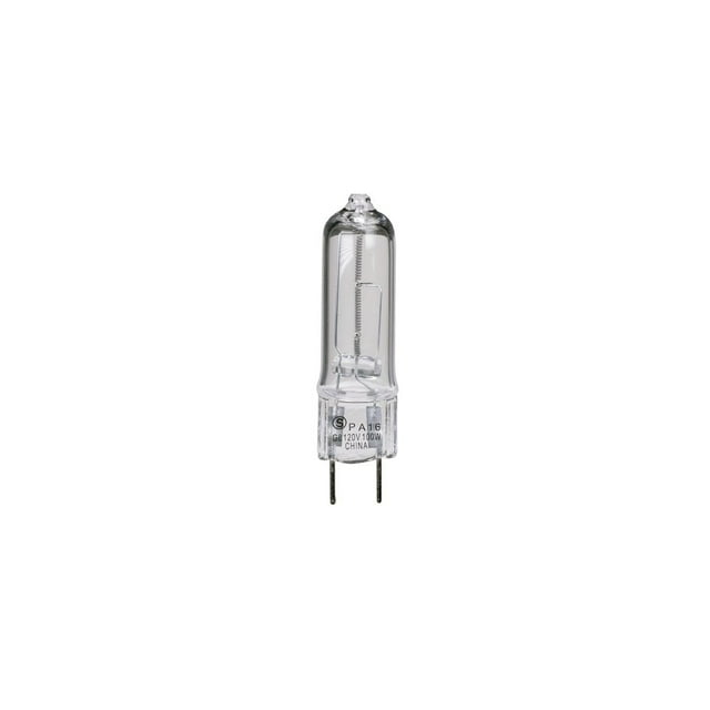 Satco S3543 1/Card 120V 100-Watt T4 G8 Base Light Bulb, Clear