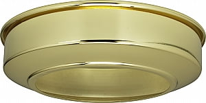 Satco Brass Canopy Extension Diameter 5-3/4in Fits 5in Canopy Extension 1-1/2in
