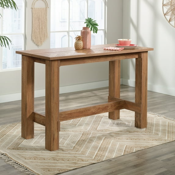 Sauder Boone Mountain Counter-Height Kitchen Dinette Table, Sindoori Mango Finish