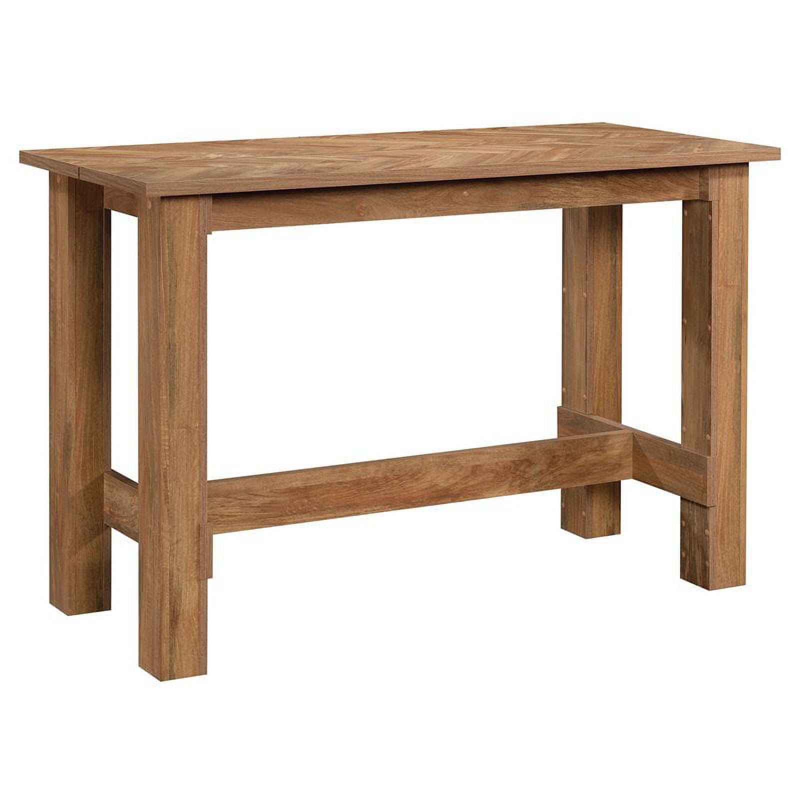 Sauder Boone Mountain Counter-Height Kitchen Dinette Table, Sindoori Mango Finish