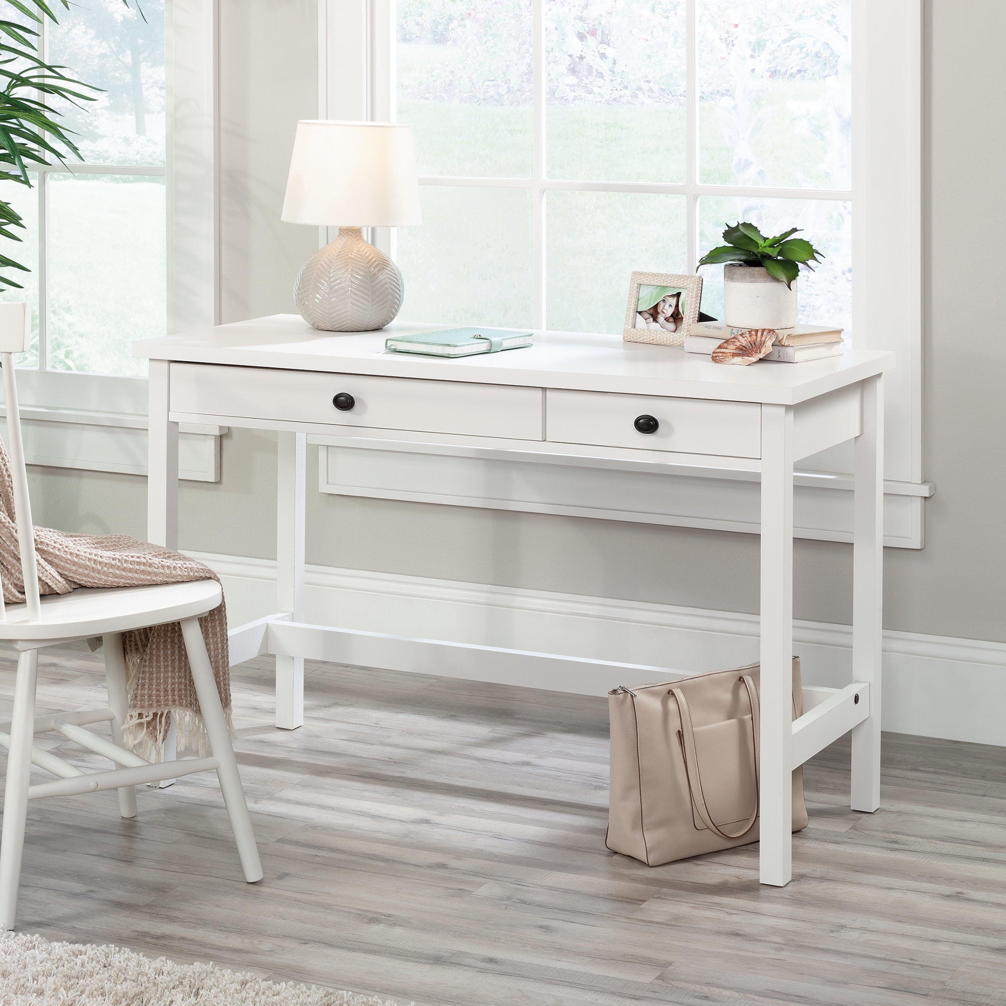 Sauder County Line Writing Desk, Soft White Finish