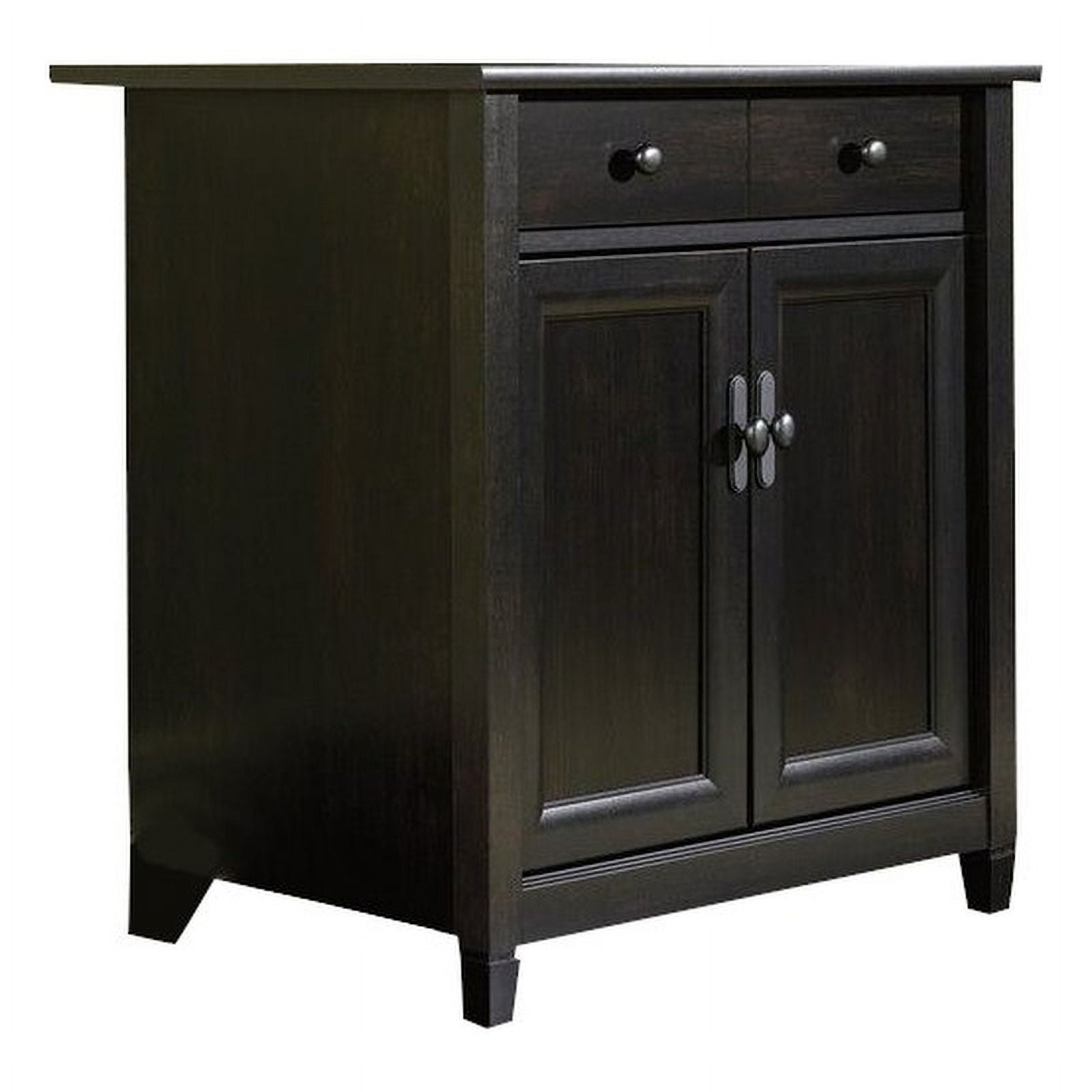 Sauder Edge Water Utility Stand, Estate Black Finish