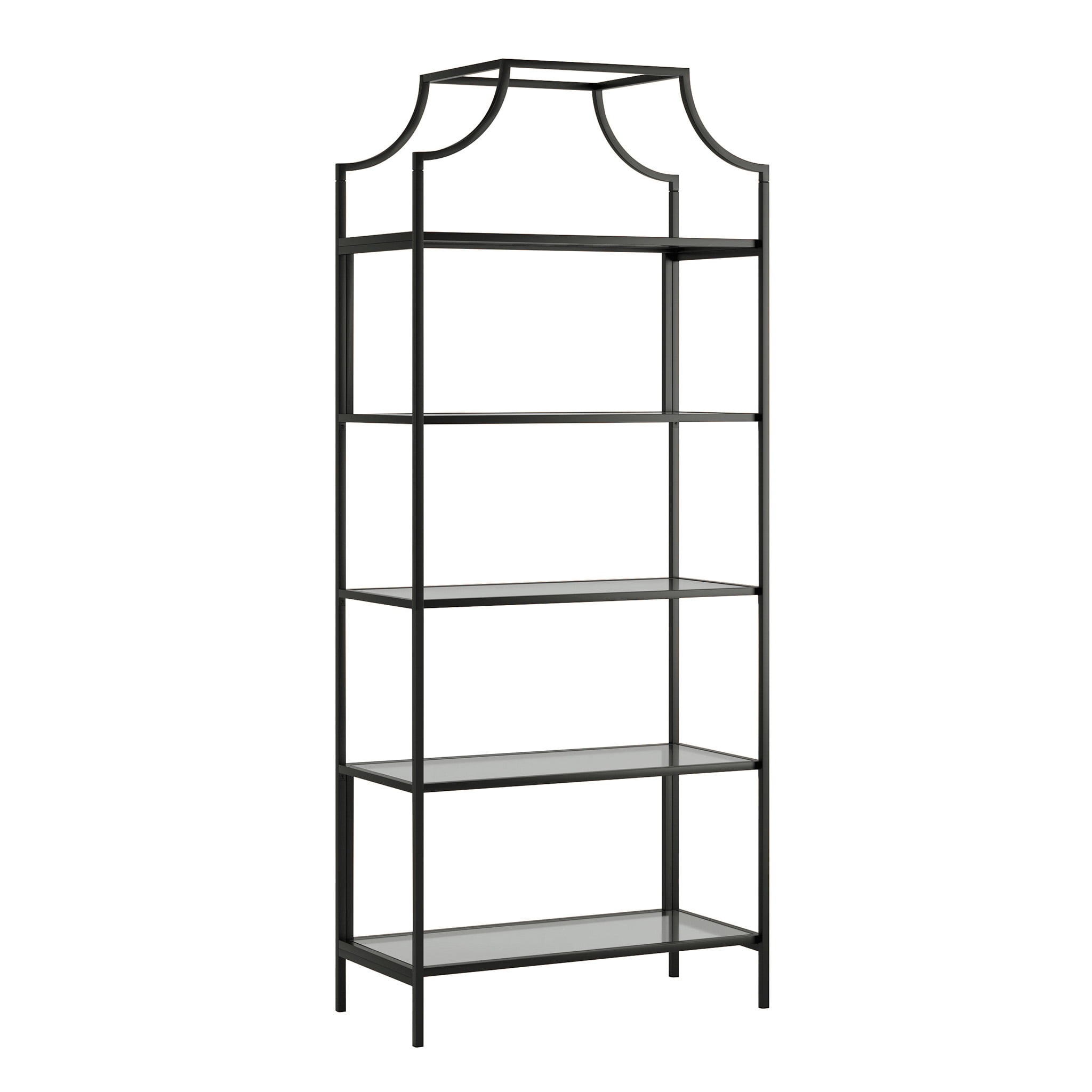 71" Harvey Park Bookcase Black - Sauder