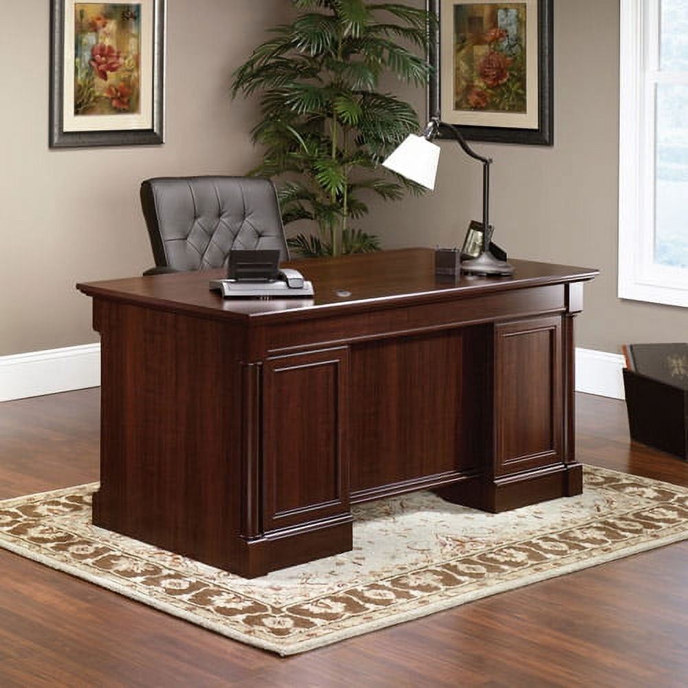 Sauder Palladia Executive Desk, Select Cherry Finish