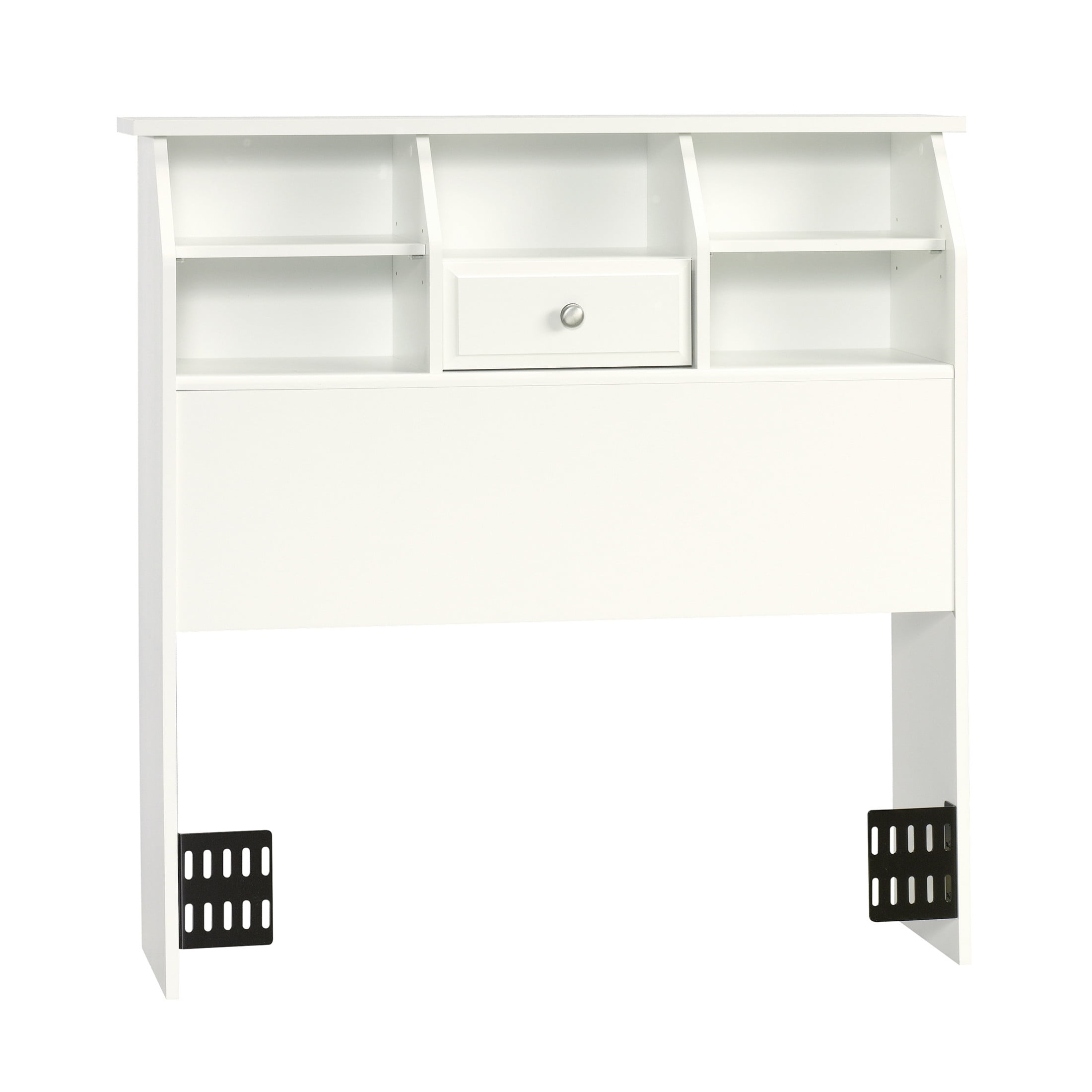 Sauder Shoal Creek Twin Bookcase Headboard, White Finish