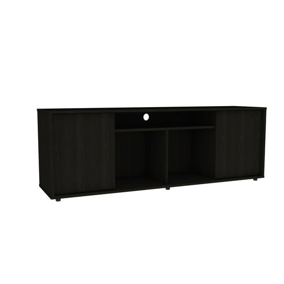 SaveDays 2 Piece Modern MDP Living Room Set Black