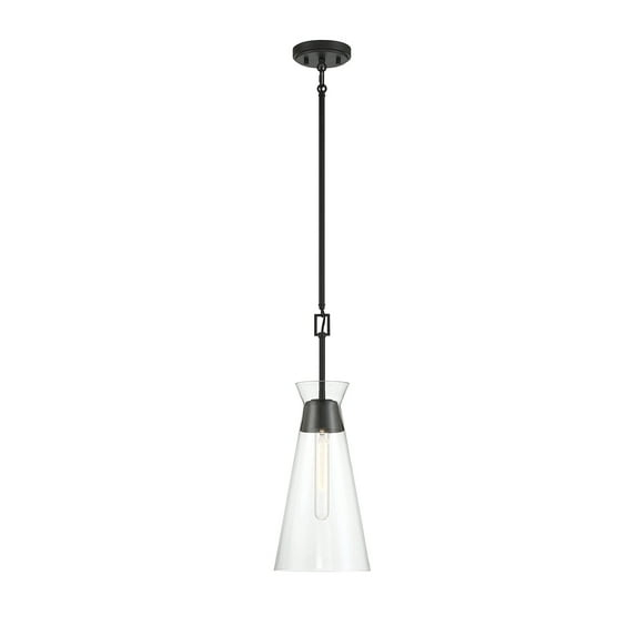 Savoy House Lakewood 1 - Light Pendant ,  Matte Black