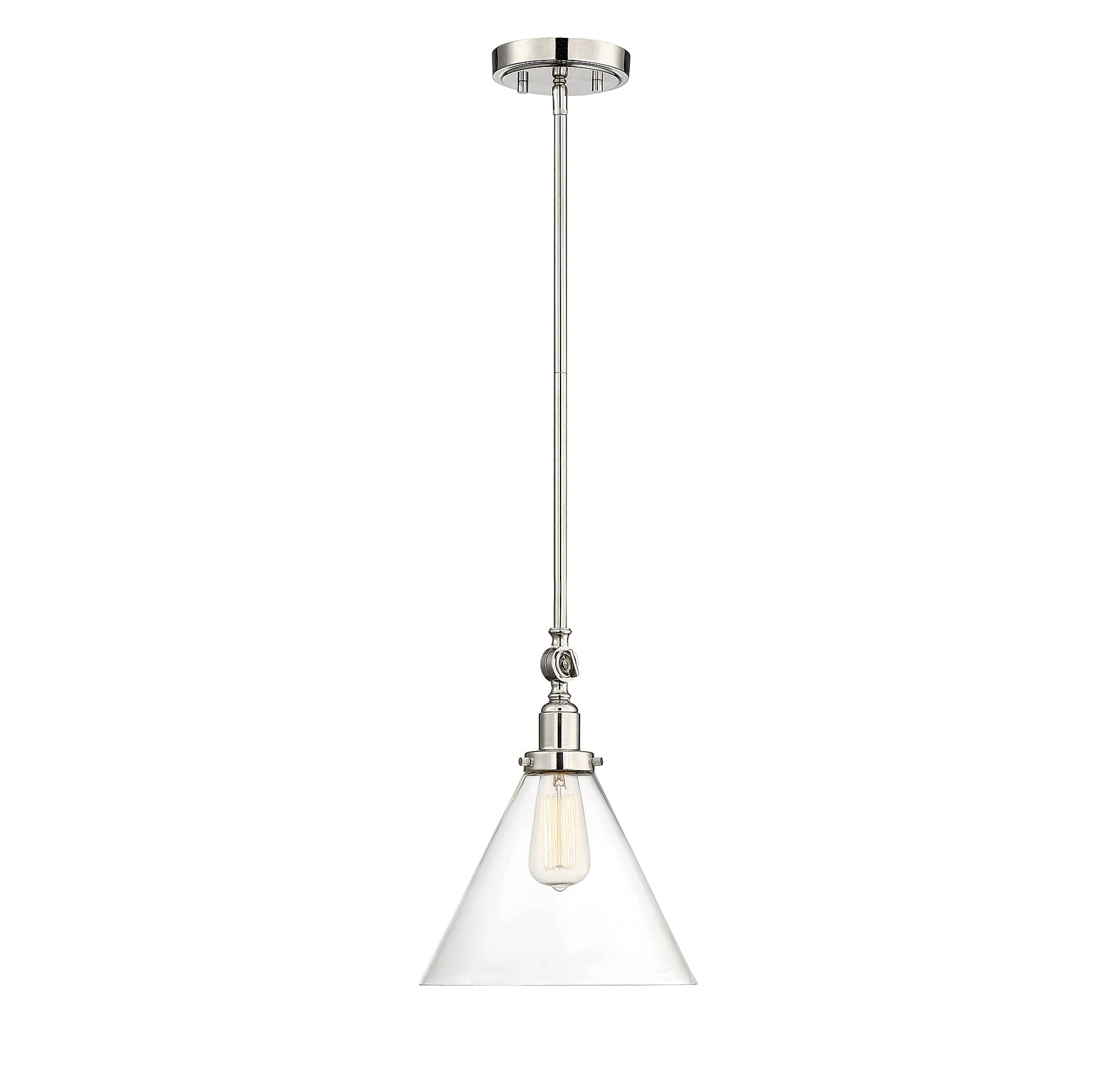 Savoy House Drake 1 - Light Pendant in  Polished Nickel