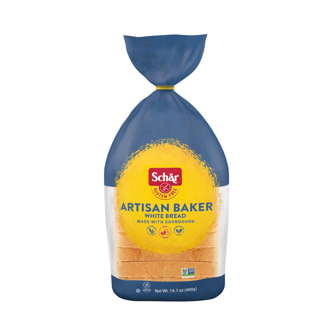 Schar Gluten Free Artisan Baker White Sourdough Bread Loaf, 14.1 oz