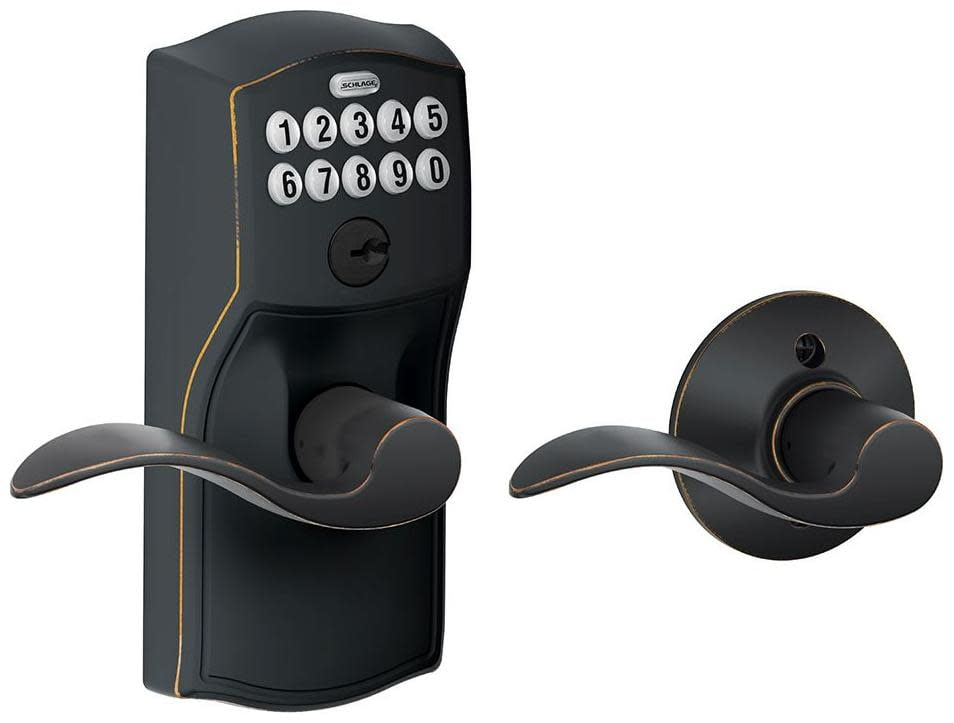 Schlage Fe575-Cam-Acc Camelot Keypad Entry - Bronze
