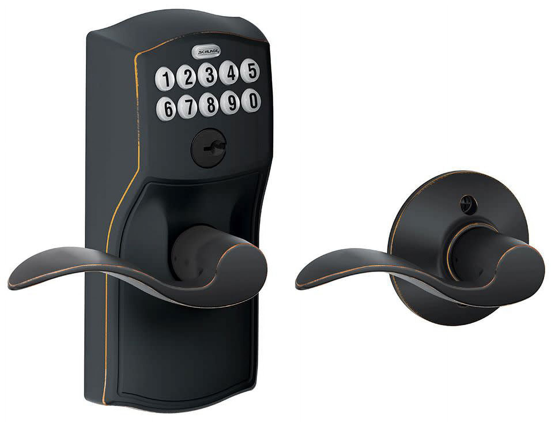 Schlage Fe575-Cam-Acc Camelot Keypad Entry - Bronze