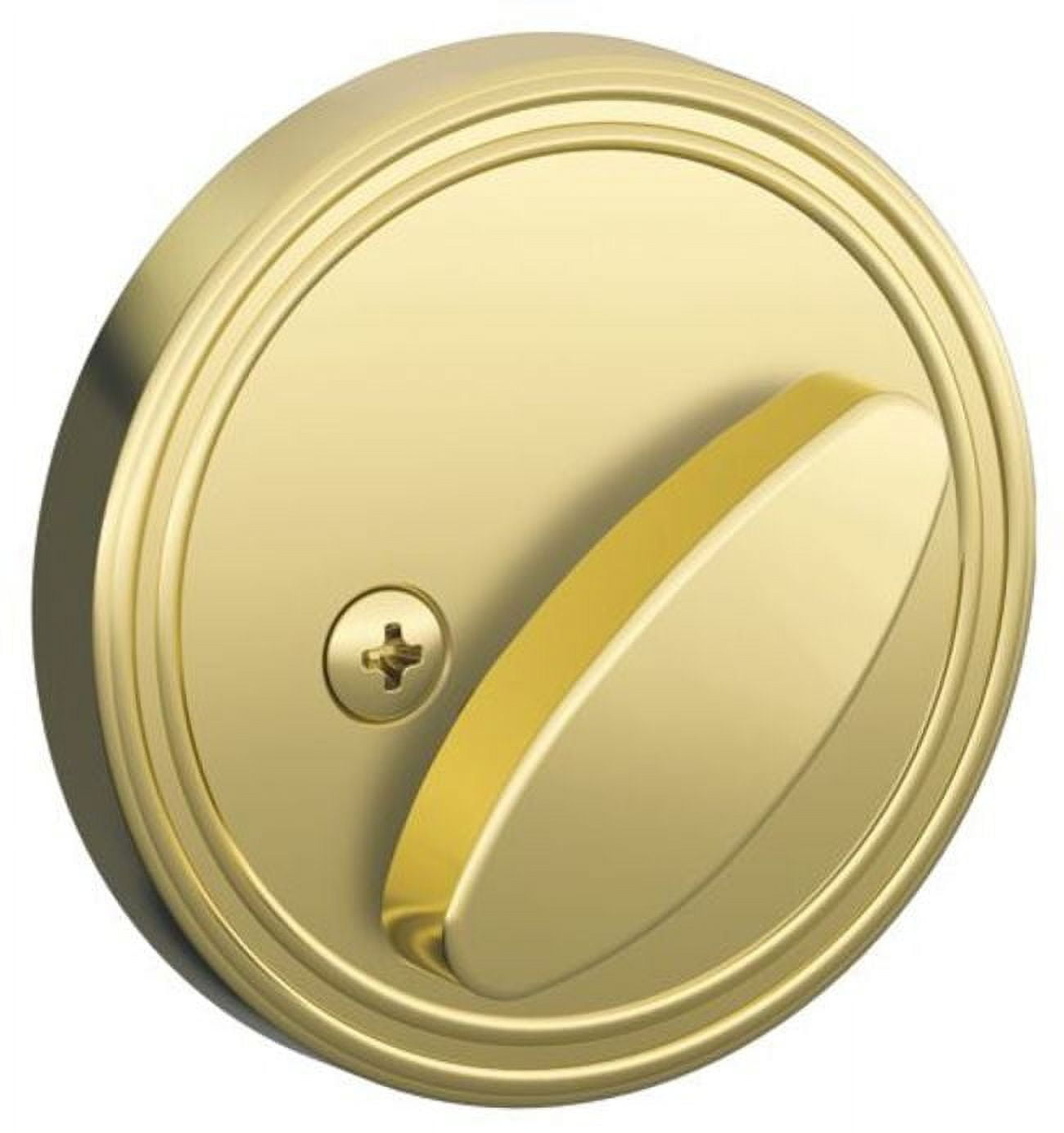 Schlage Jd81 One Sided Deadbolt - Brass