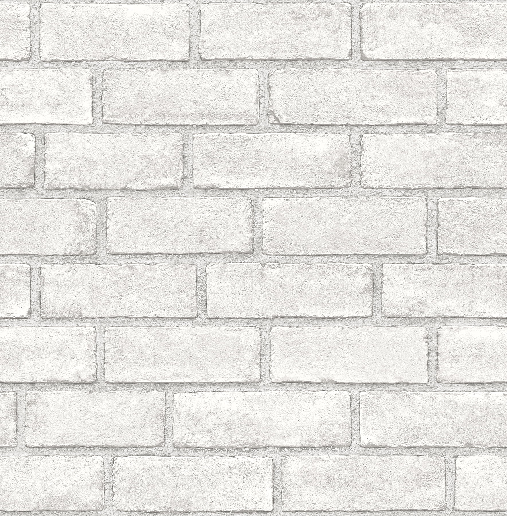 Scott Living 216-in by 20.5-in District Brick White Self Adhesive Wallpaper