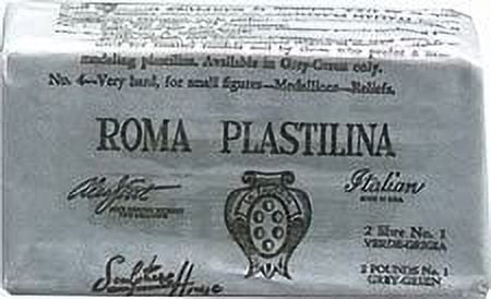 Sculpture House Roma Plastilina, Gray-Green #1, Soft