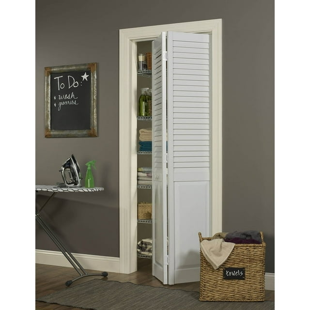 LTL Home Products Seabrooke Louvered PVC Bi-Fold Door