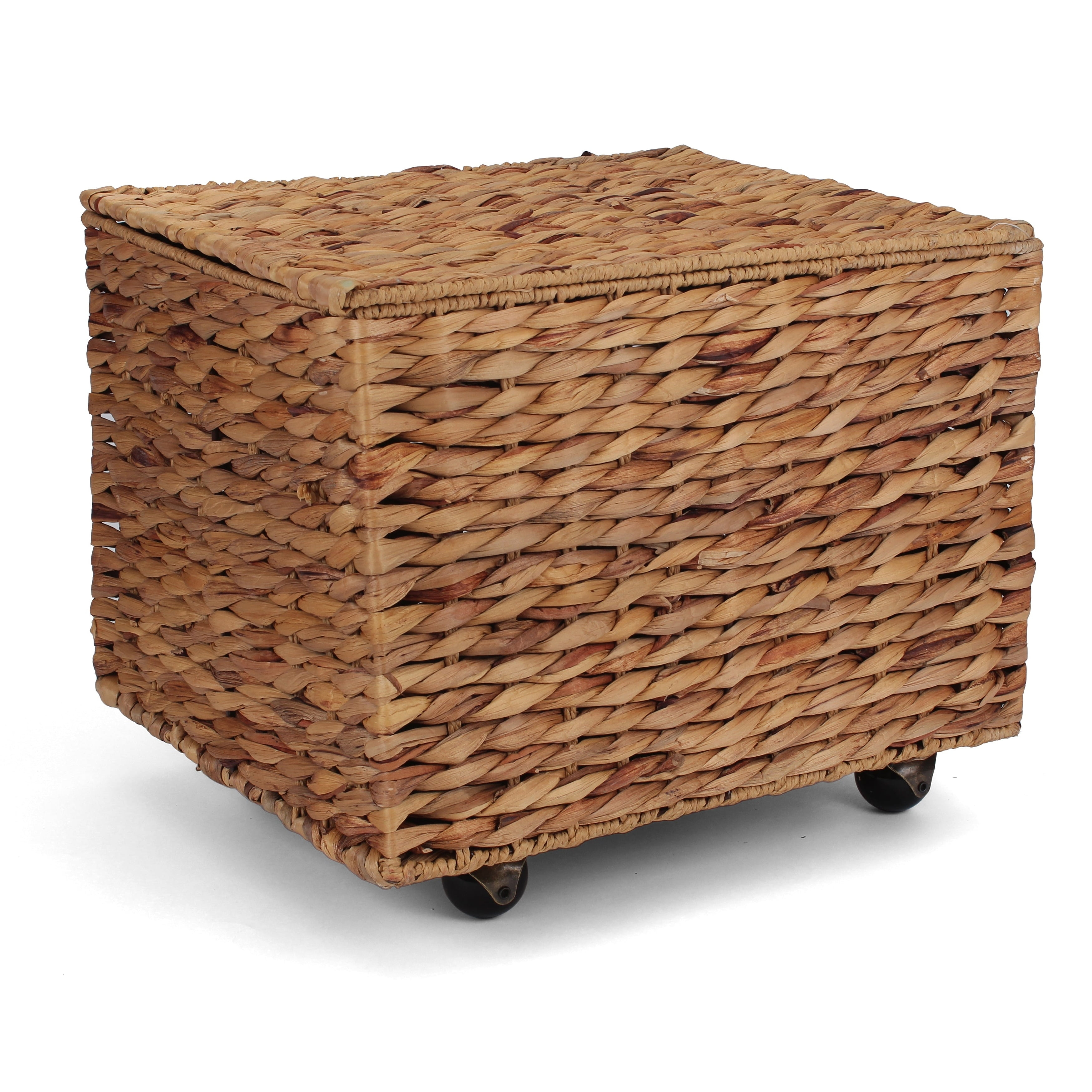 Seagrass Rolling File Cabinet Natural - Letter