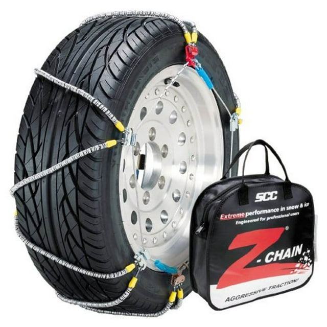 Security Chain Z547 Z Chain Passenger Car Truck Snow Traction Tire Chain, Pair