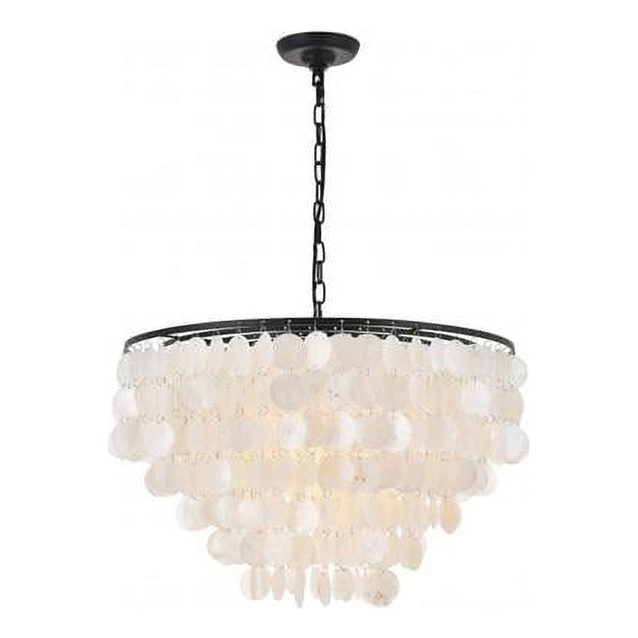 Elegant Lighting Selene 6 light Black Pendant