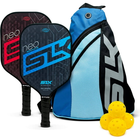 by Selkirk Pickleball Paddle Bundles | SLK Neo Fiberglass and Graphite Pickleball Paddles | SLK Atlas Raw Carbon Fiber Pickleball Paddle | Pickleball Rackets Designed in The USA