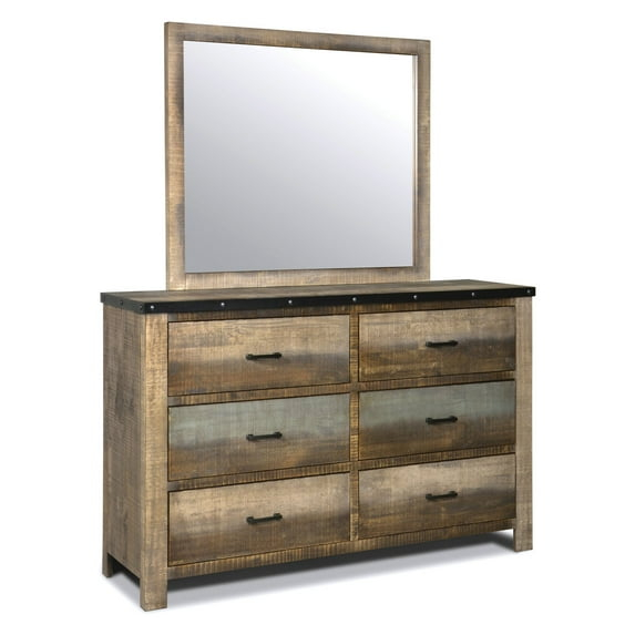 Sembene Antique, Multi-Colored - Mirror Only