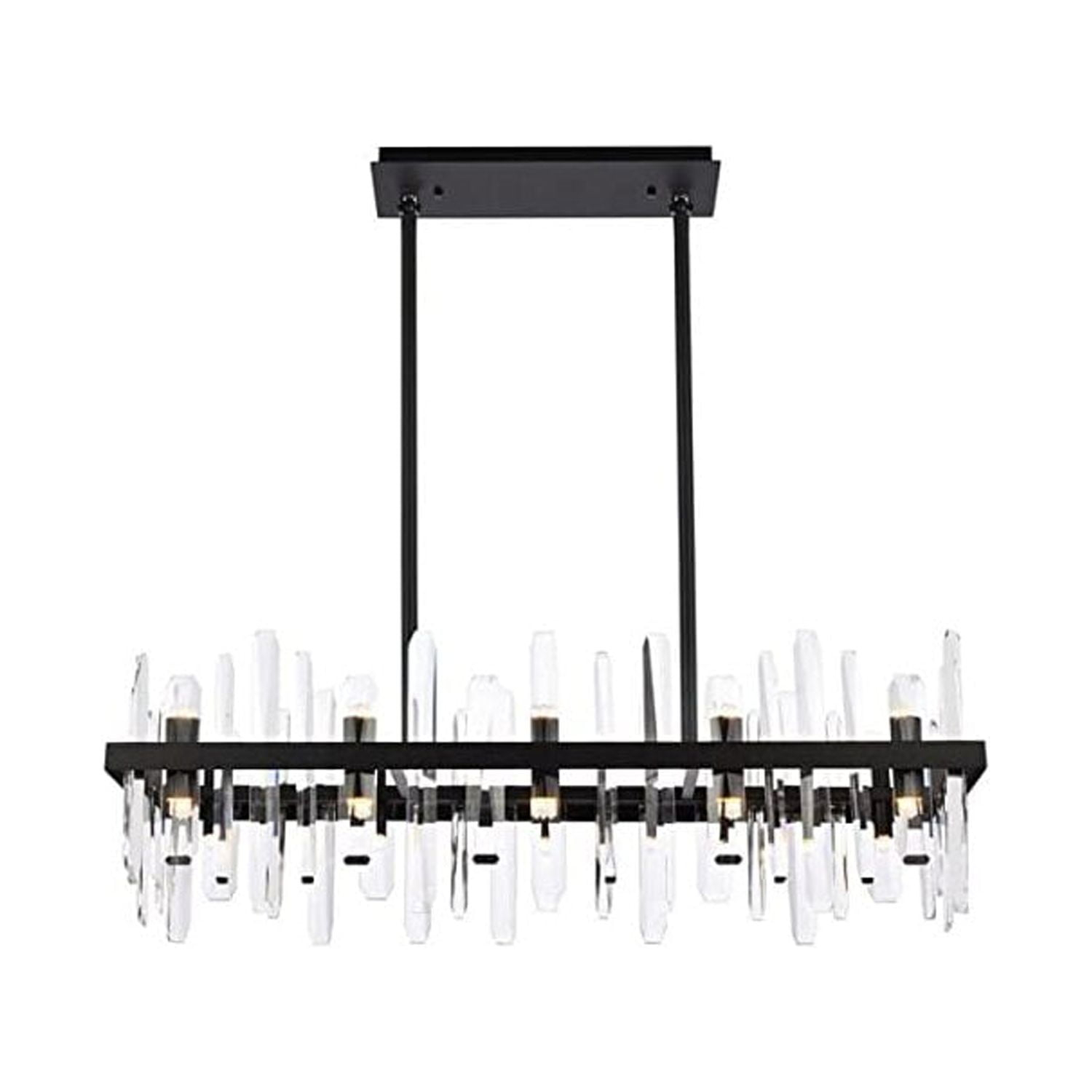 Elegant Lighting Serena 20 - Light Chandelier in  Black