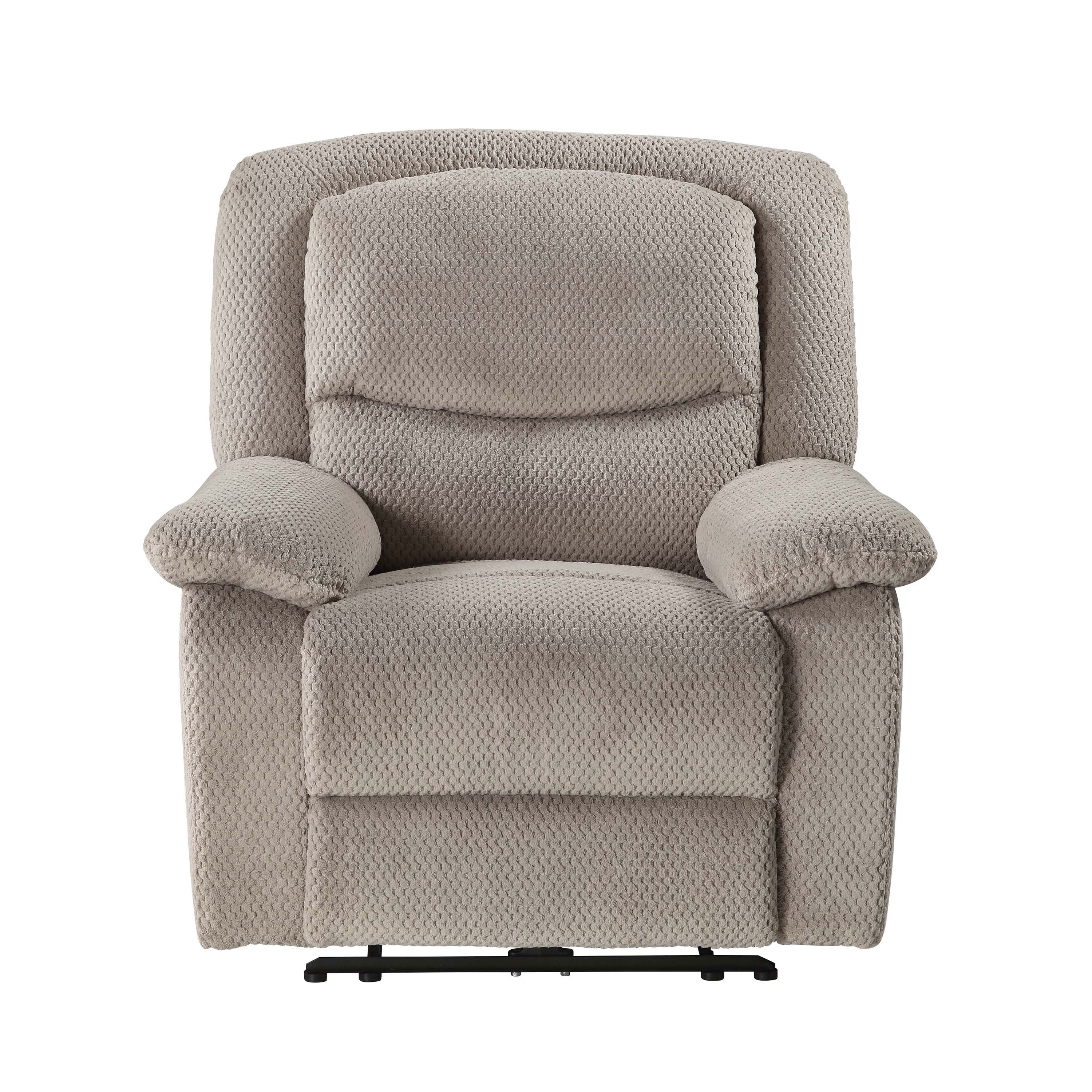 Serta Push-Button Power Recliner with Deep Body Cushions, Upholstered, Multiple Colors