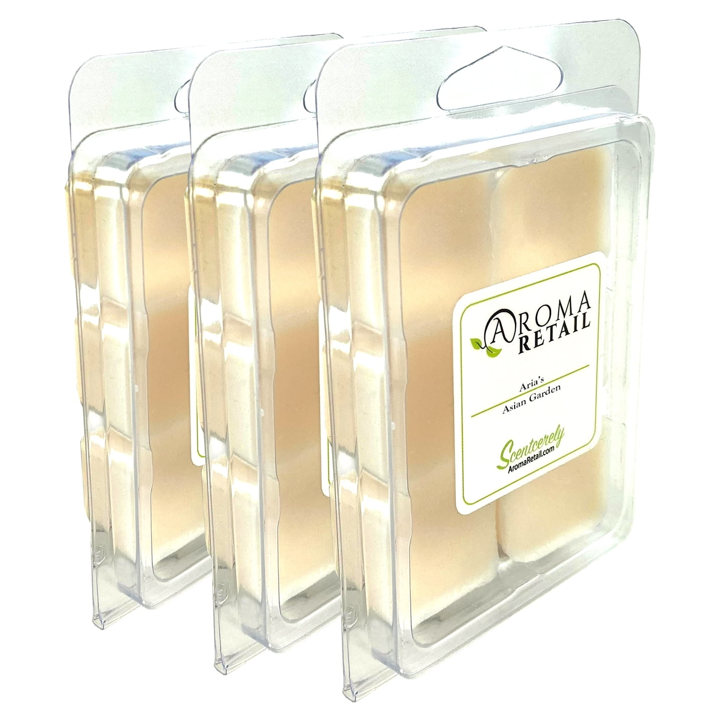 Aroma Retail Asian Garden Soy Wax Melts for Wax Warmer Floral Scent, 3-Pack