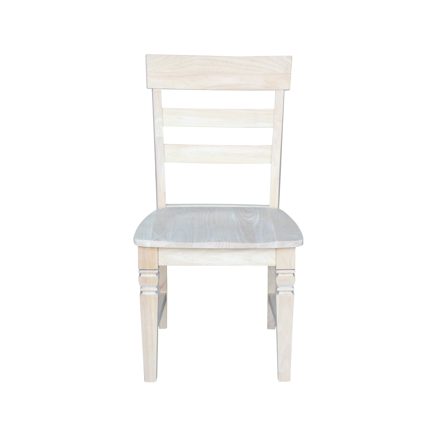 Set of Two Java Chairs with Solid Wood Seats