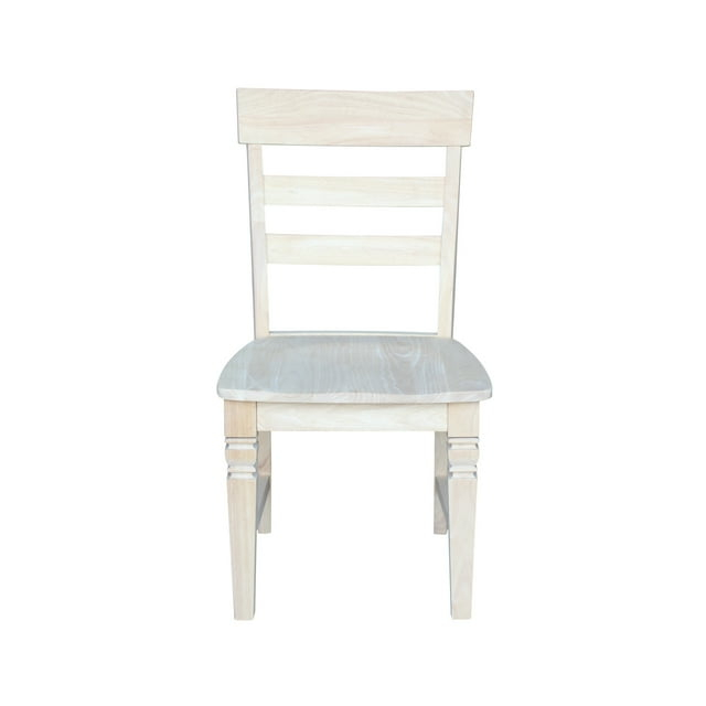 Set of Two Java Chairs with Solid Wood Seats