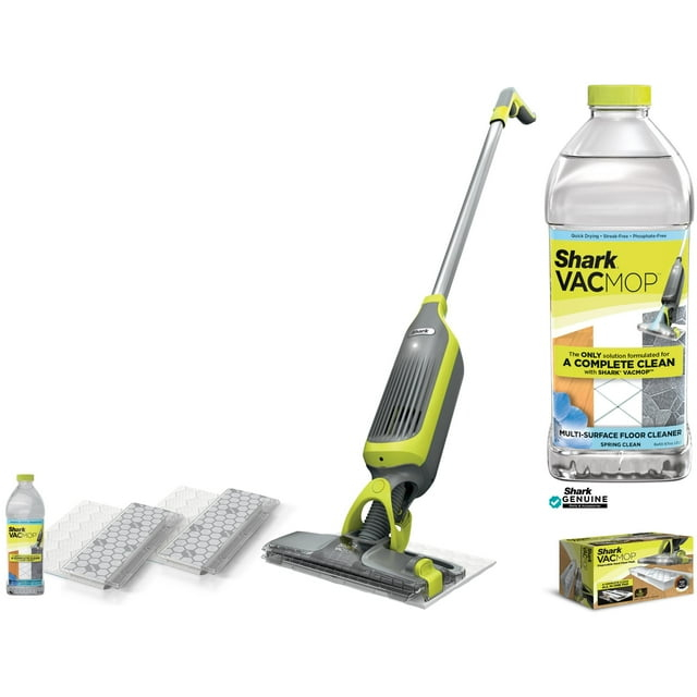 Restored Shark VACMOP Cordless Hard Floor Vacuum Mop with Disposable VACMOP Pad, VM200 (Refurbished)